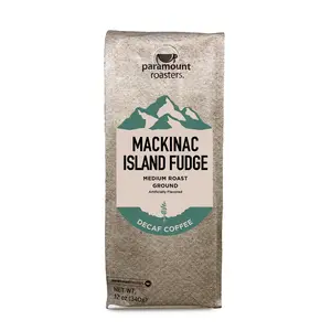 Mackinac Island Fudge Decaf 12oz Flavored Ground Coffee