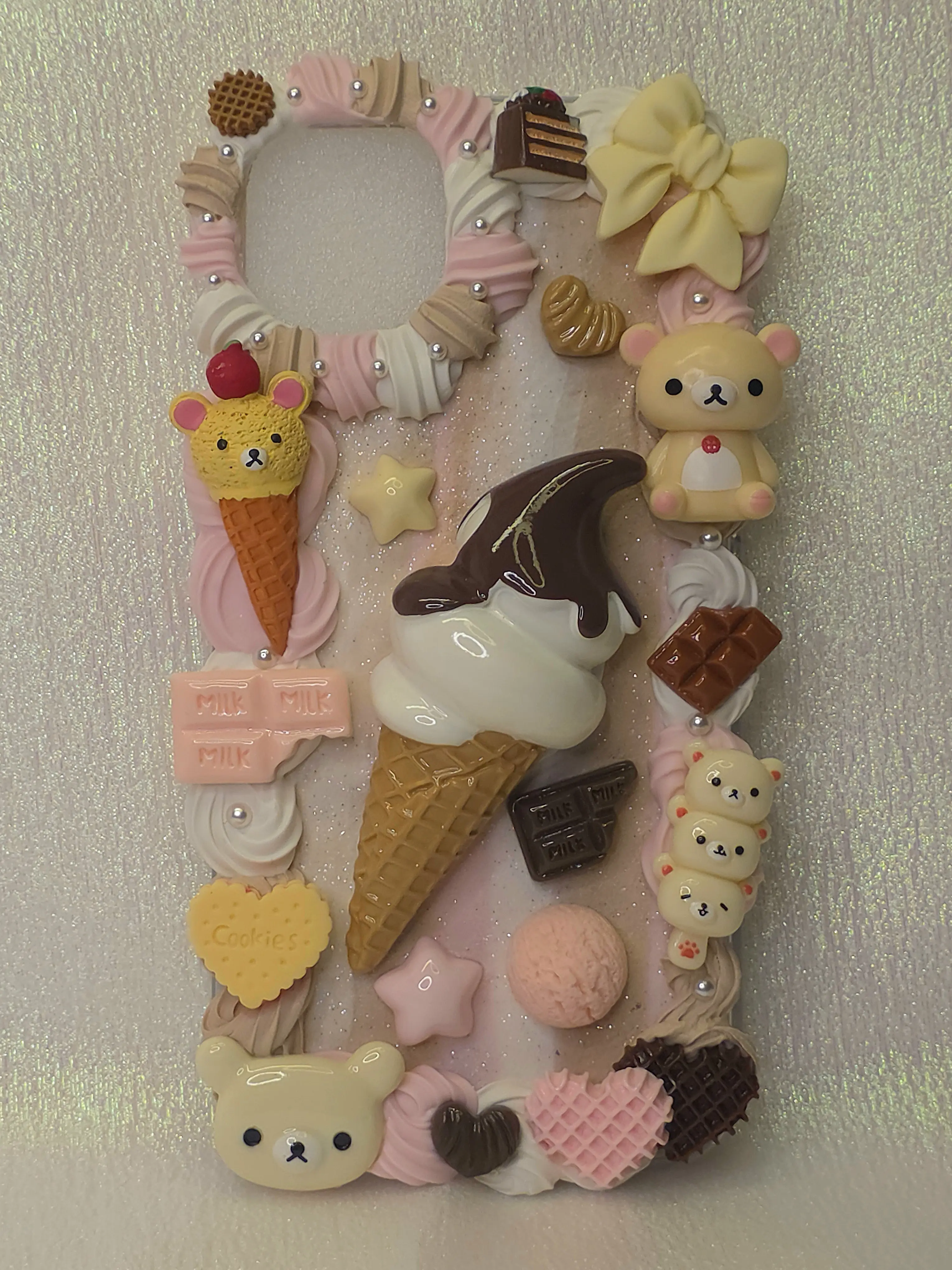 Custom Decoden Flatback Application Phone Case (Any Phone Model)