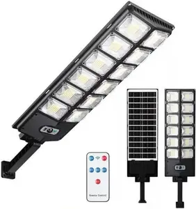 Solar Street Lights Waterproof Outdoor Solar Lights,Security LED Flood Light with Remote Control Outdoor Lighting for Yard Shed Barn Driveway