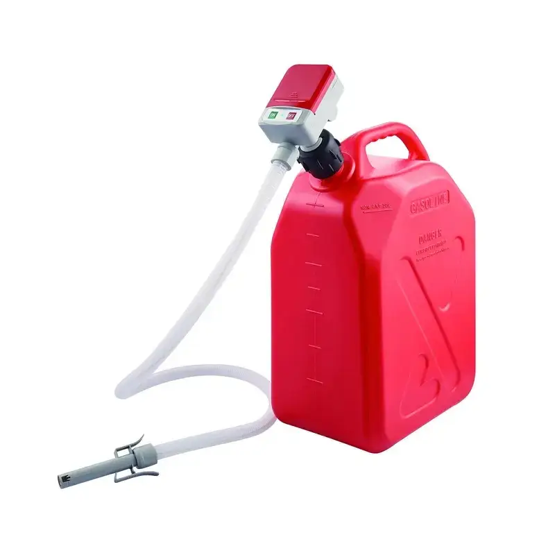 AA Batteries Required Automobile Nozzle Fuel Pump with Pipe, Small Portable Fuel Pump for Automobiles, Motorcycles, Lawn Mowers, Chainsaws, Agricultur