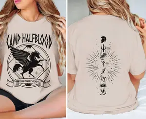 Percy Jackson Camp Halfblood Shirt, Camp Halfblood Sweatshirt, Half Blood Chronicles Branches, Halfblood Shirt T-Shirt, Percy Jackson Shirt