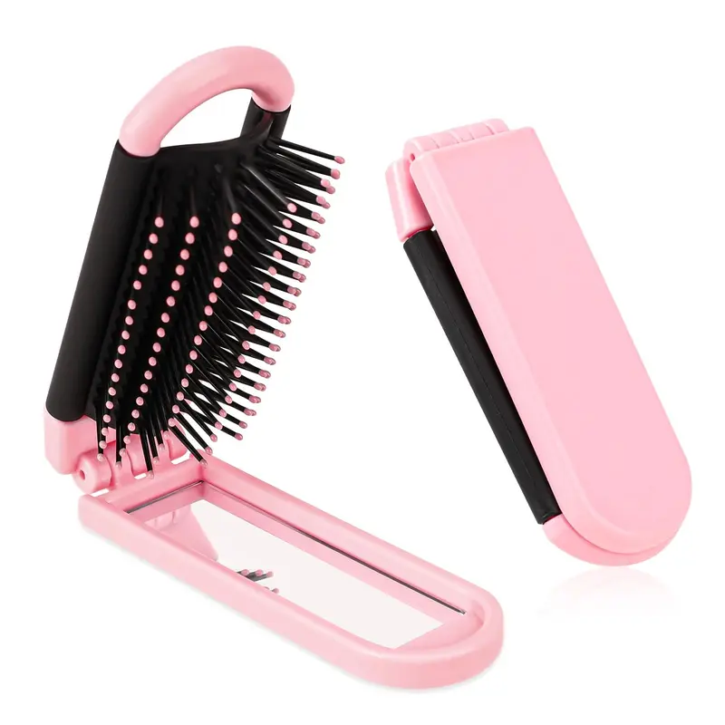 mini folding hair brush - TikTok Shop display picture 3