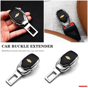 Chevrolet Car Seatbelt Extension Plug Lock Clip, Adjustable Extender, Safety Belt Buckle, Car Accessories, Ca Prop 65 Compliant