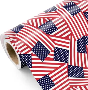 250th Anniversary Patriotic Gift Wrap - Heavy Duty Roll for US Historic Celebration