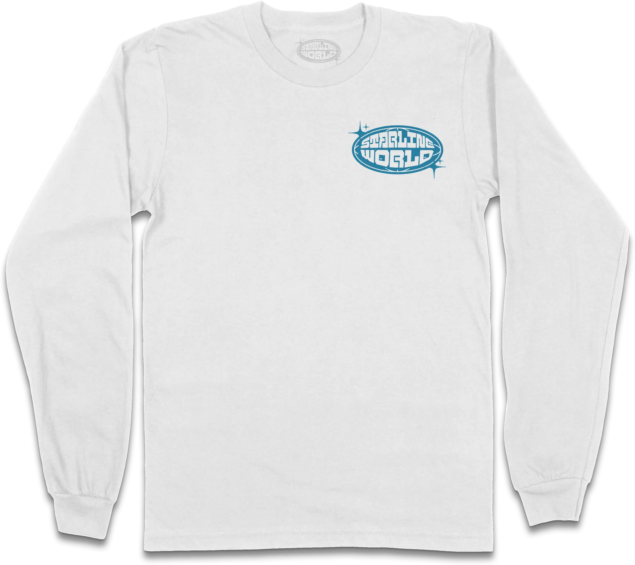 StarlineWorld (White-Blue) Long Sleeve