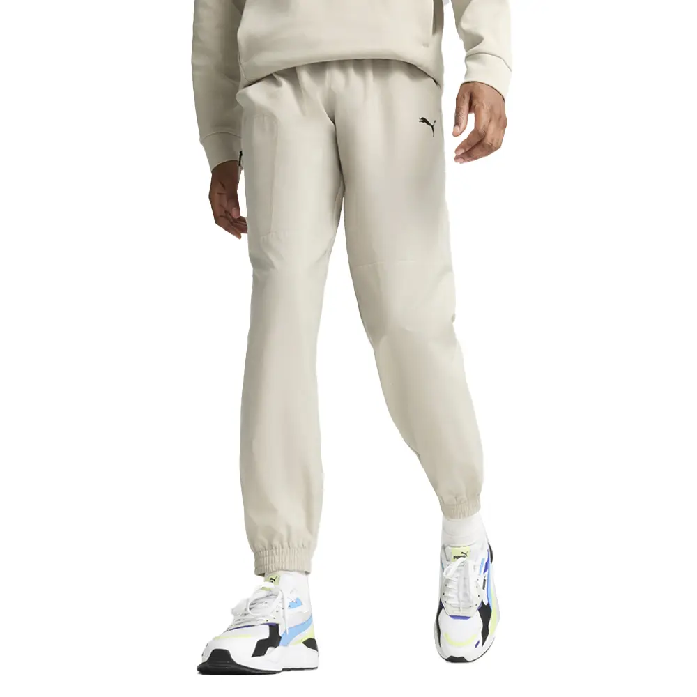 PUMA Mens Open Road Cargo Woven Joggers Casual - Beige