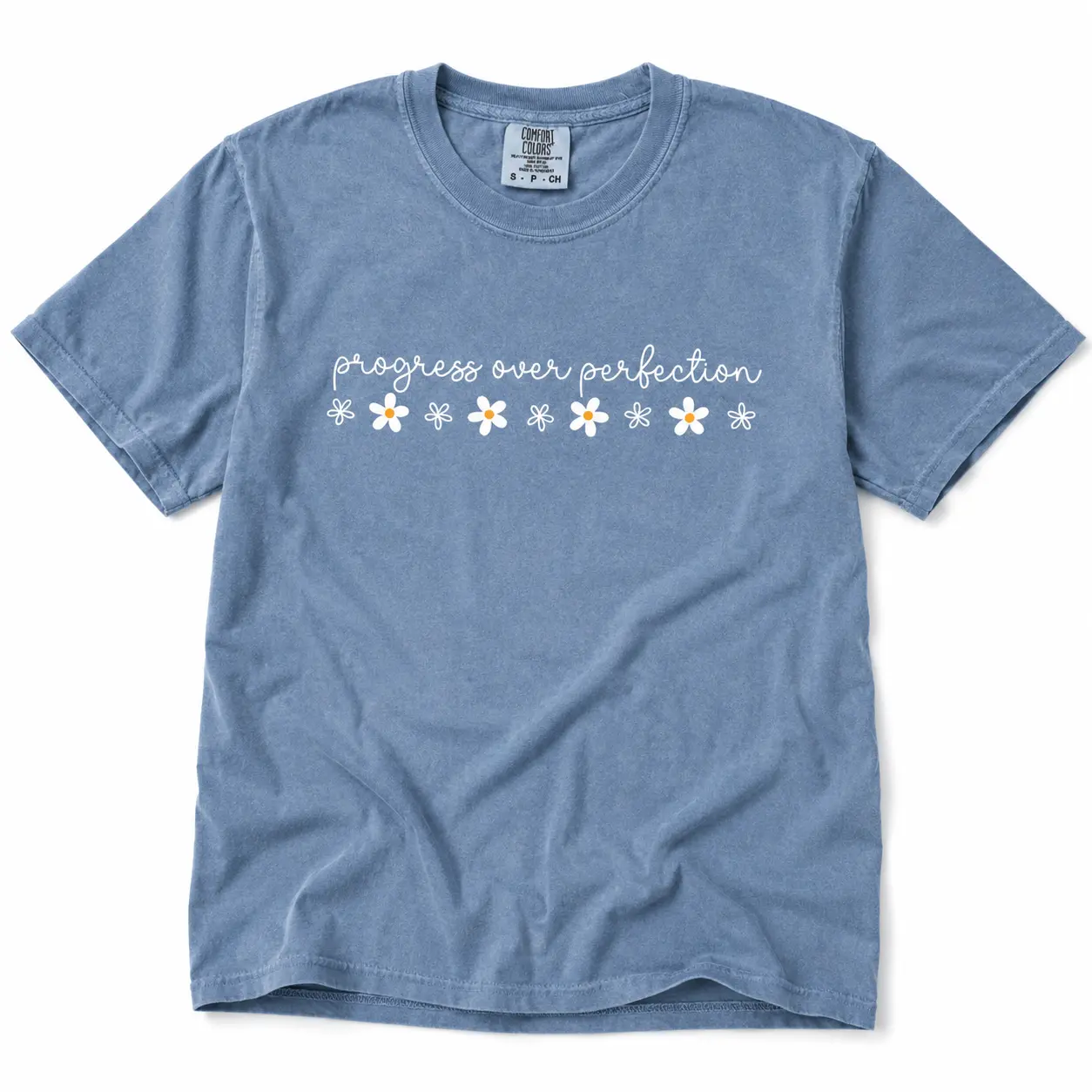 Comfort Colors Progress Over Perfection T-Shirt Inspirational Teacher TShirt, Teacher Team TShirt , Back to School, Teacher Appreciation Gift - Printfamily