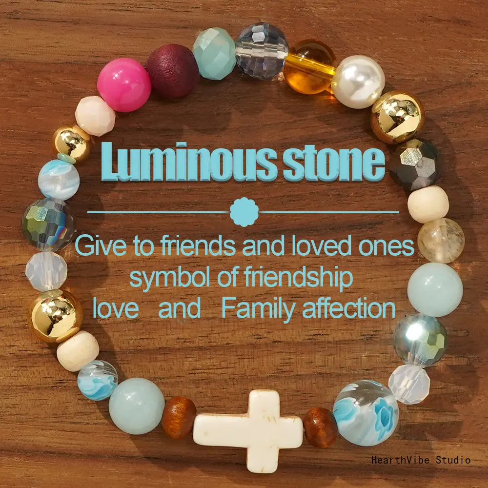 Colorful Beaded Matching Bracelets for Couples and Friends, Stackable Semi-Precious Gemstone Jewelry for Daily Wear, Matching Bracelet, Bracelets Stacking