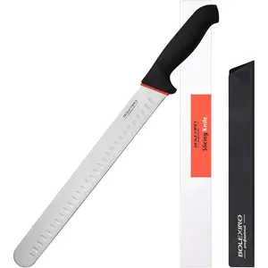 12 Inch Carving Slicing Knife, Ham Slicer knife, Great for Slicing Roasts, Meats, Fruits and Vegetables (12" carving knife)