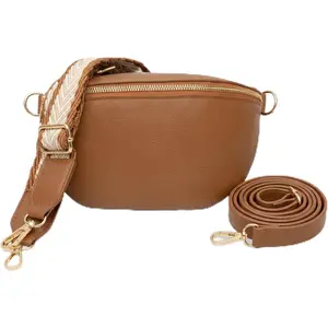 Leather RFID Anti  Sling Bag for Women, Pickpocket Proof Travel Crossbody Bag, RFID Blocking Crossbody Purse for Women