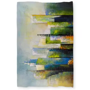 360 Stand Decorative Duvet Cover - Abstract Skyscraper Contemporary Building Design, Twin Extra Long Size, Machine Washable Bedding for Home Use, Machine Washable Duvet, Twin Duvet Covers