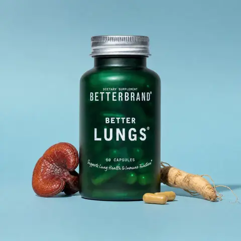 Betterbrand Mullein Mucus Detox Capsules with NAC (60 Capsules) | Vitamin D, Elderberry, Ginseng, Mullein, and Reishi Mushroom | for Lung Health, Allergy, Sinus, and Mucus Relief