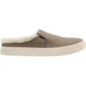 TOMS Womens Sunrise Suede Shearling Mule Sneakers Shoes Casual - Beige