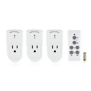 Wireless Remote Control Outlet (Learning Code, 3Rx-1Tx) 1200W/10A BN-LINK