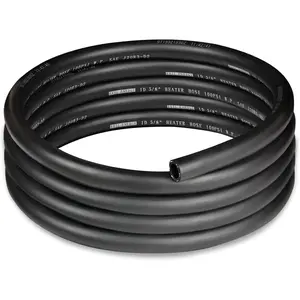 5/8" Heater Hose Coolant Radiator Straight 100PSI SAE 20R3 10FT Black