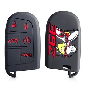 2014-2024 Key Case For Jeep Cherokee Compass S  For Dodge Scat Pack #392Journey Challenger Jcuv Charger For Chrysler 300C Cover
