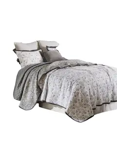 Hiend Accents Unisex 2-Piece Twin Fleur De Lis Bedding Set - Qn2012-Tw-Oc
