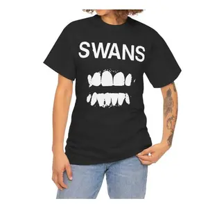 Swans The Seer Graphic Tee, Post-Punk Post-Rock Experimental Band Design, Unisex Heavy Cotton Tee, Comfortable, All‑Season Wear