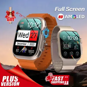 Fadaigi-H16 ultra Multi-functional Smart Watch,Advanced Outdoor Fitness Smartwatch, 2.02" AMOLED Display, IP67 Water Resistance, Multi-Sport Modes Wristwatch, Daily Heart Rate & Sleep Monitor Gym Watch Bluetooth Outdoor Sports Watch GiftFor