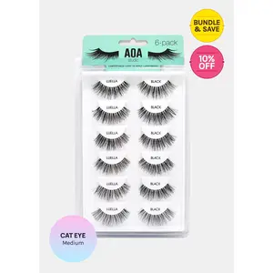 AOA Studio Eyelashes - Luella 6-Pack