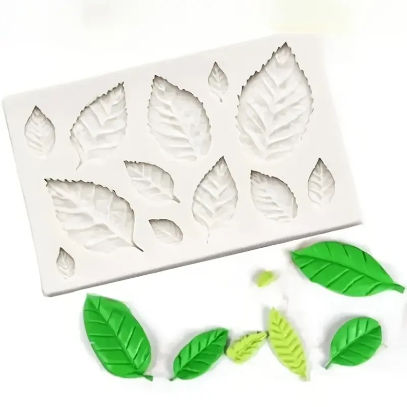 1pc Rose Leaf Silicone Mold, Ideal for Candle Making, Aromatherapy, Handmade Soap, Clay, Gypsum, Crafts, Durable and Reusable, Silicone Molds for Crafts
