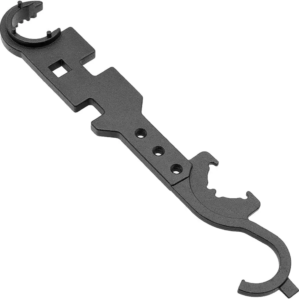 Manicurist High Carbon Steel Handheld Clamp Wrench for Buffer Tube Adjustment