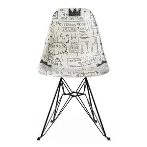 Case Study® Fiberglass Jean-Michel Basquiat Record Eiffel Side Chair
