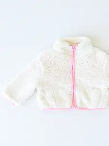 Sherpa Full Zip Jacket - Cream