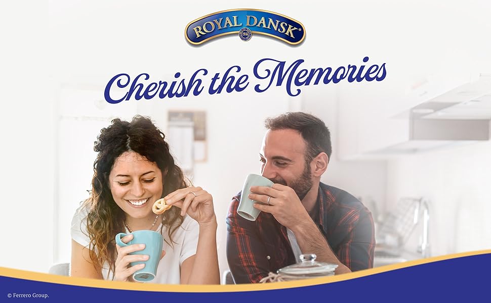 Royal Dansk Danish Butter Cookies, Premium Assorted Cookies in Gift Tin, Great for Sharing and Gifting, 12 oz