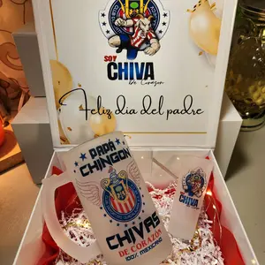 Father's Day Gift Box - 16oz Glass, 3oz Shot Glass Set