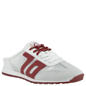 VENICE in WHITE SCARLET Backless Sneakers