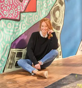 Nantucket Boxy Recycled Cashmere Sweater - Black