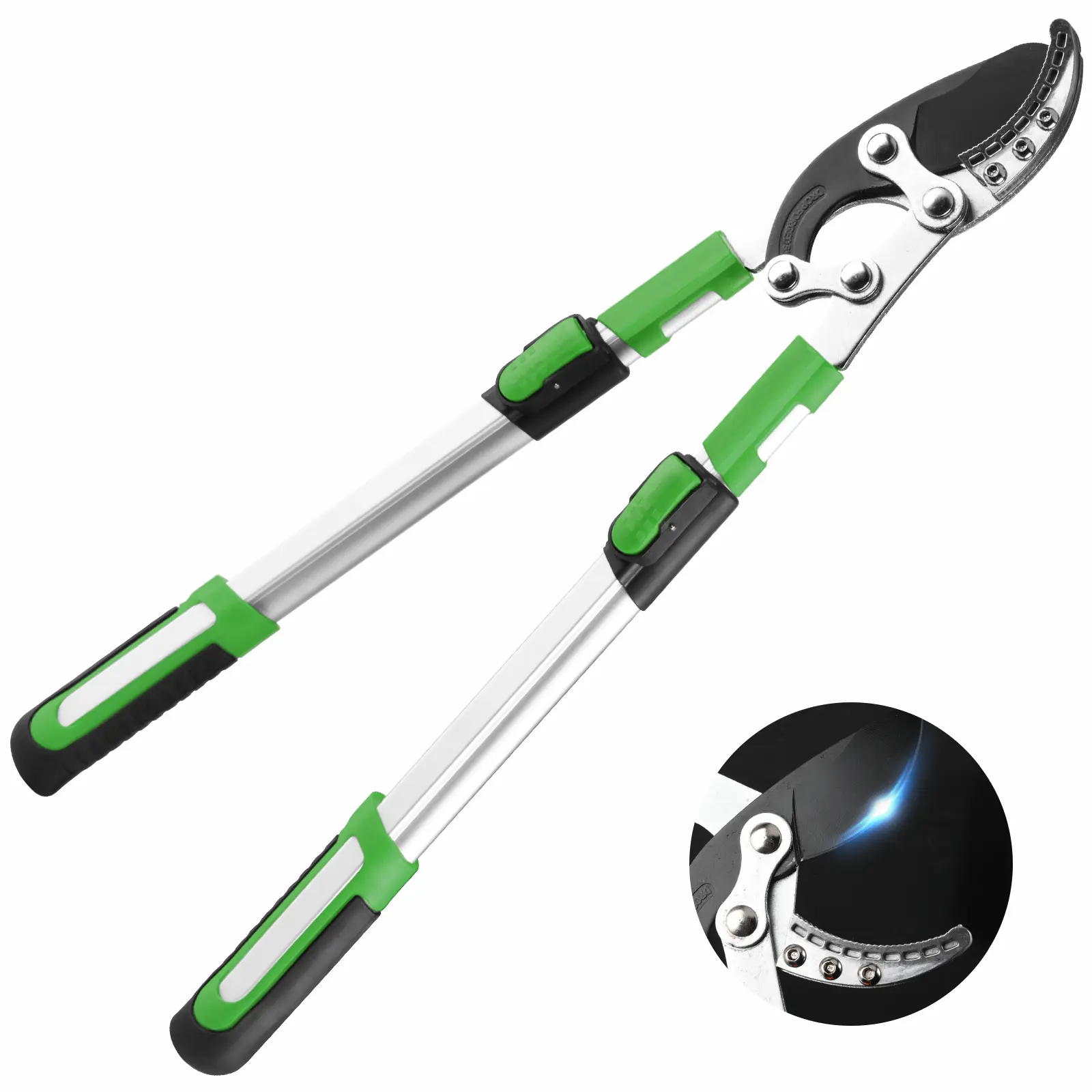Unisex 28-In Horticultural Pruning Shears, Non-Stick Coating Sharp Steel Blades, Effort-Saving Design, Durable and Reliable Manual Tool, Easy Maintenance, Precise Cutting for Shaping Tall Shrubs