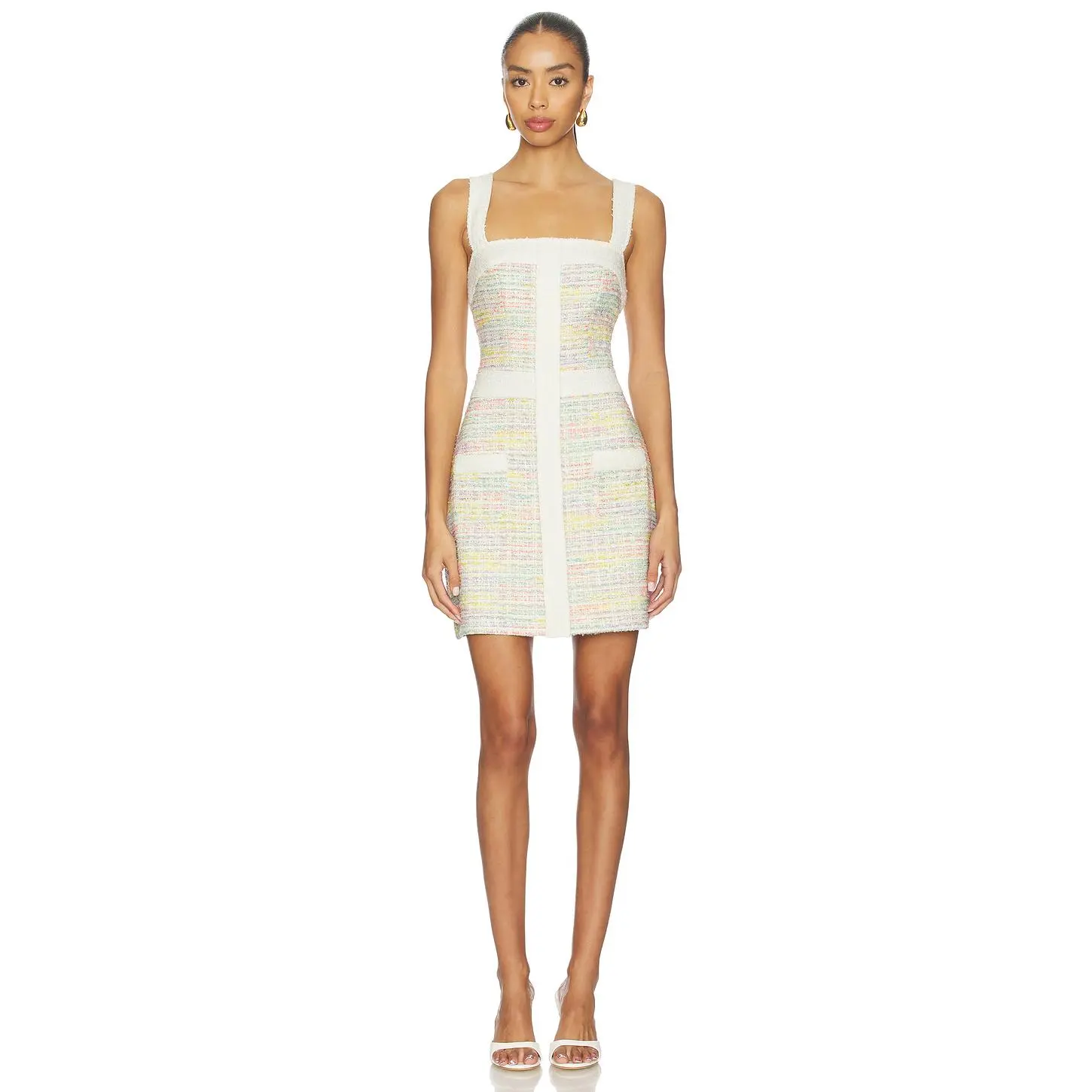Amanda Uprichard Archie Dress in Angelica Tweed