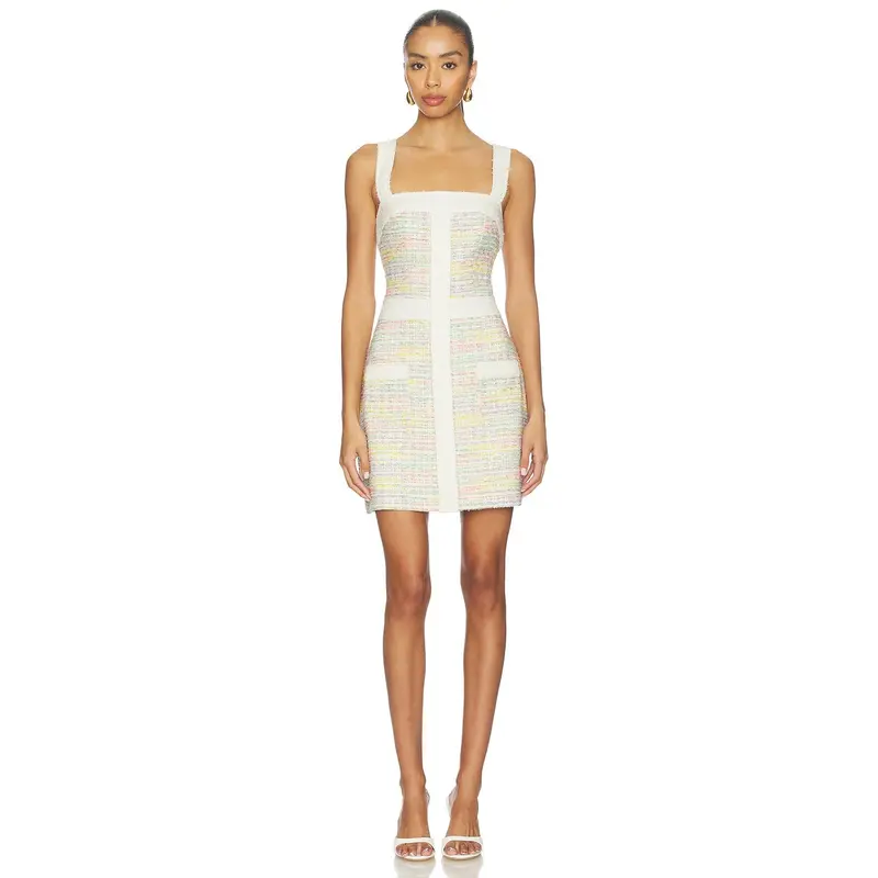 knee length dresses for ladies Fae Midi Dress in Tweed | Midi Dress