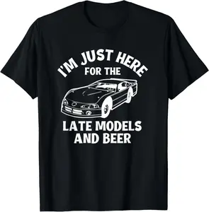 100% Cotton Late Model Dirt Track Racing Stock Car Racing Sayings T-Shirt