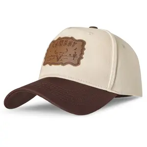 BELTROAD Vintage Western Trucker Hat Mens Texas Country Trucker Hat with Adjustable Snapback Retro Cowboy Pattern Design