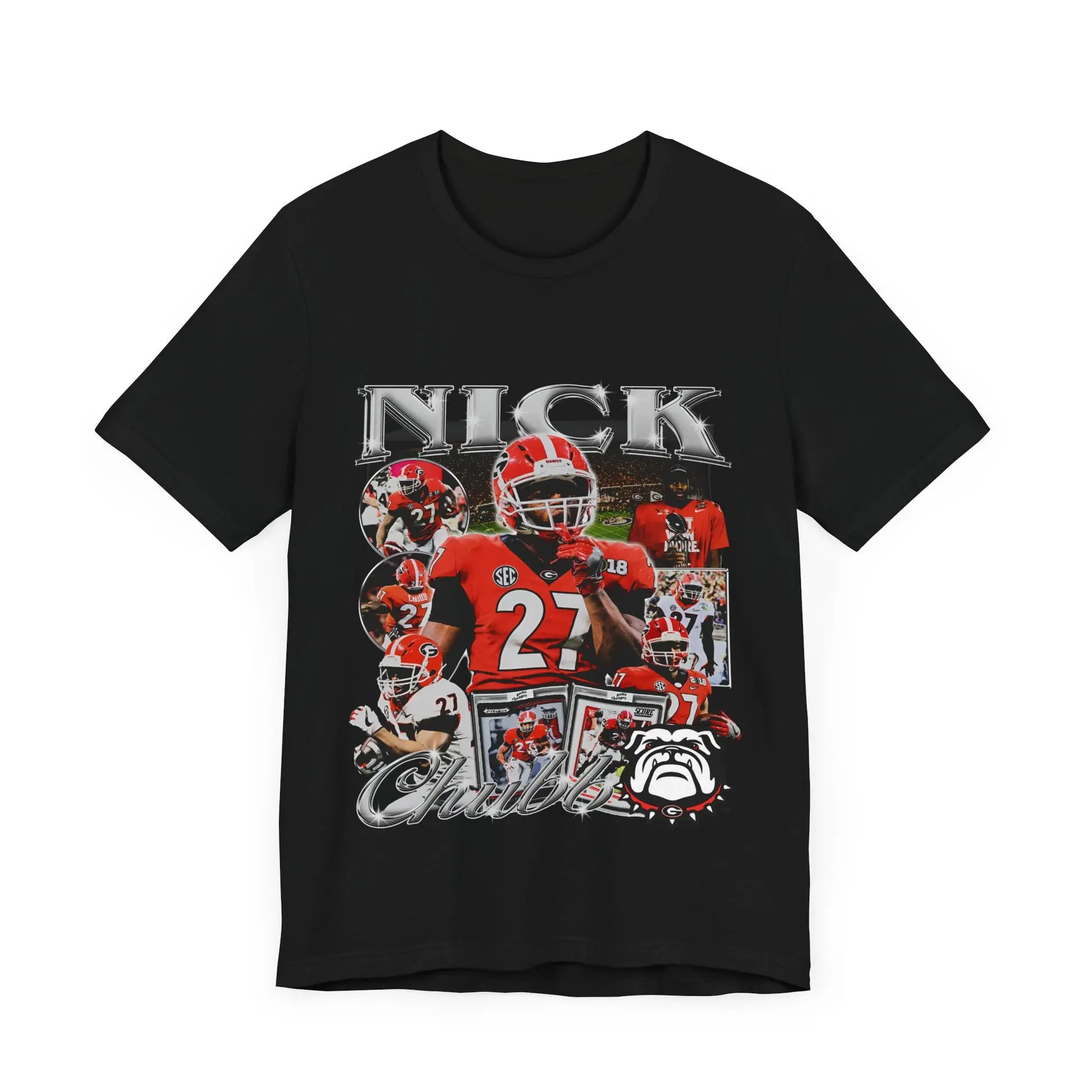 Vintage 90s Football Style TShirt NICK CHUBB Unisex Graphic Tee Shirt
