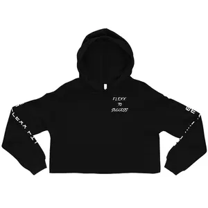 Flexx to Success Crop Hoodie – Elevate Your Style, Empower Your Hustle!