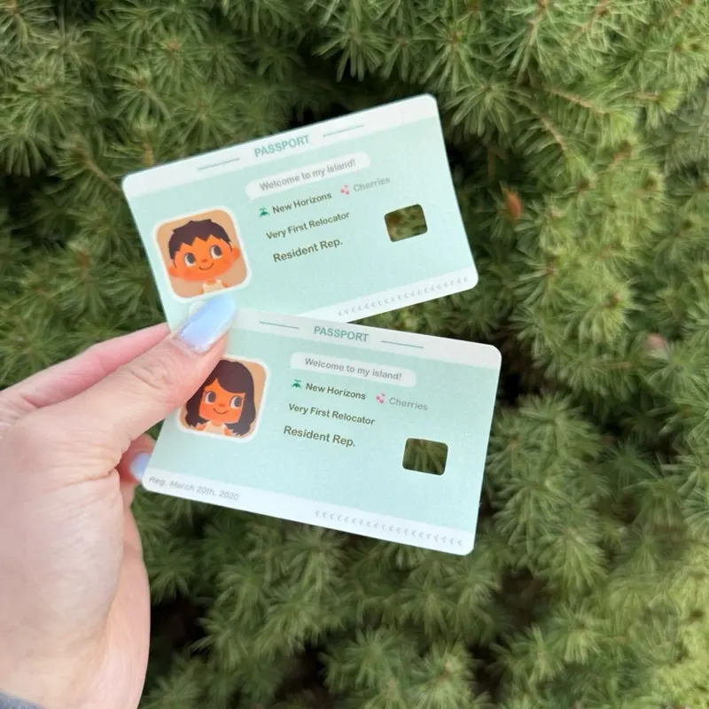 Cozy Game Credit Card Covers (Pack of 2) - Weatherproof Long Lasting with Matte Finishing