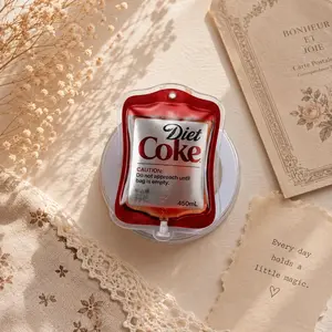 Diet Coke Soda IV Bag MagSafe Phone Grip: Funny Girly Fridge Aesthetic Magnetic Phone Holder, Retro Coquette Indie Gift, Kindle Holder