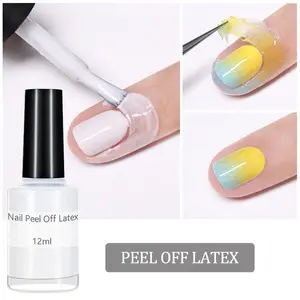 OsNailmall  Liquid Latex for Nails, Fast Drying Nail Polish Barrier, Peel off Latex Tape, Skin Protector & Cuticle Guard, Ideal for Nail Art, Nail Art Tools