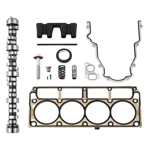 Summervibes VEVOR Lifter Camshaft Kit, 13-Piece Set, Gray Cast Iron Engine Cam, Compatible with Norris trucks from 1999-2013 GM Gen3/4, Fit 1999-2013 LS-Based Engines (Silverado, Sierra, Tahoe, Yukon/LS1)