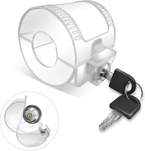 Door Knob Lock-Out Device – Prevents Turning of Door Knob and Access to Keyhole, Can be Used for Home Rentals, Evictions, Job Sites & More – Keyed Alike (transparently)