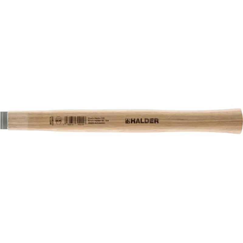 Halder 3566.040 Supercraft Dead Blow Hammer Replacement Handle, Hickory with Wedge