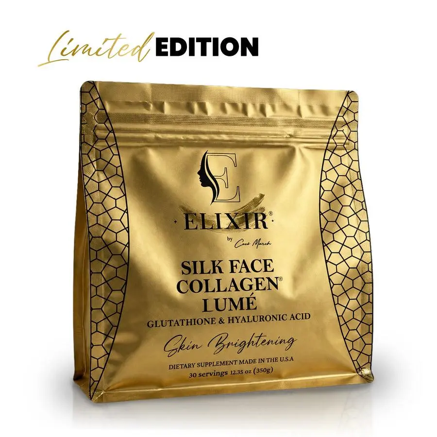 Coco March - SILK FACE COLLAGEN® LUMÉ - 20g Protein per Serving – 12.35 oz (350g)  - Beauty; Wellness Supplement