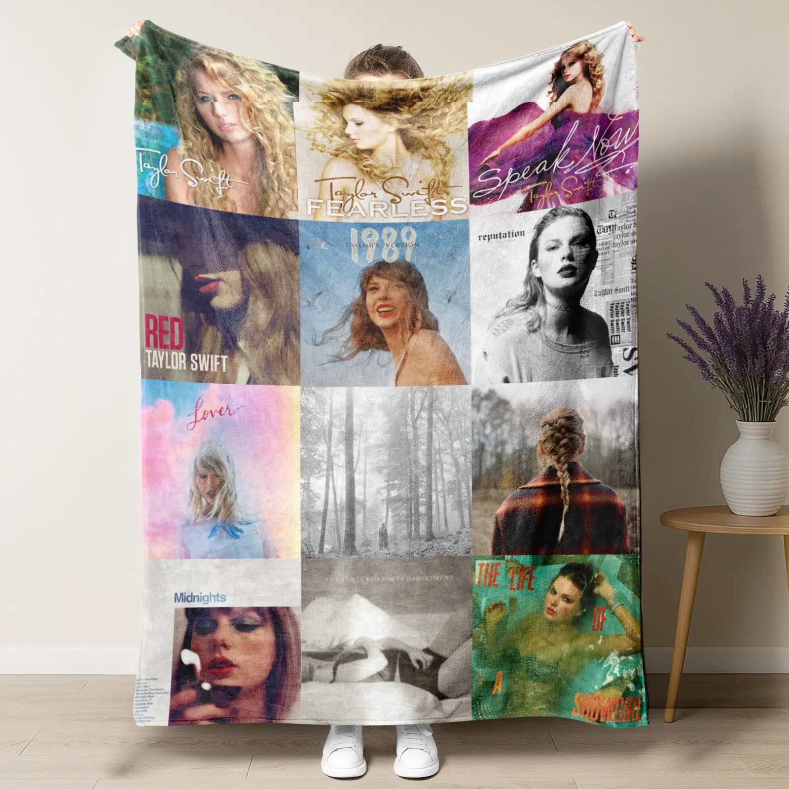 T-Taylor Alison Swift singer celebrity blanket,Best Gifts for Swiftie,sofa office nap blanket soft warm and comfortable bedding