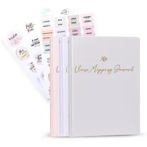 Linen  Verse Mapping Journal:   Study Journal with Space for Notes, Ideal  Journaling Kit and Prayer Journal for Women - 7" x 10" (Grey)