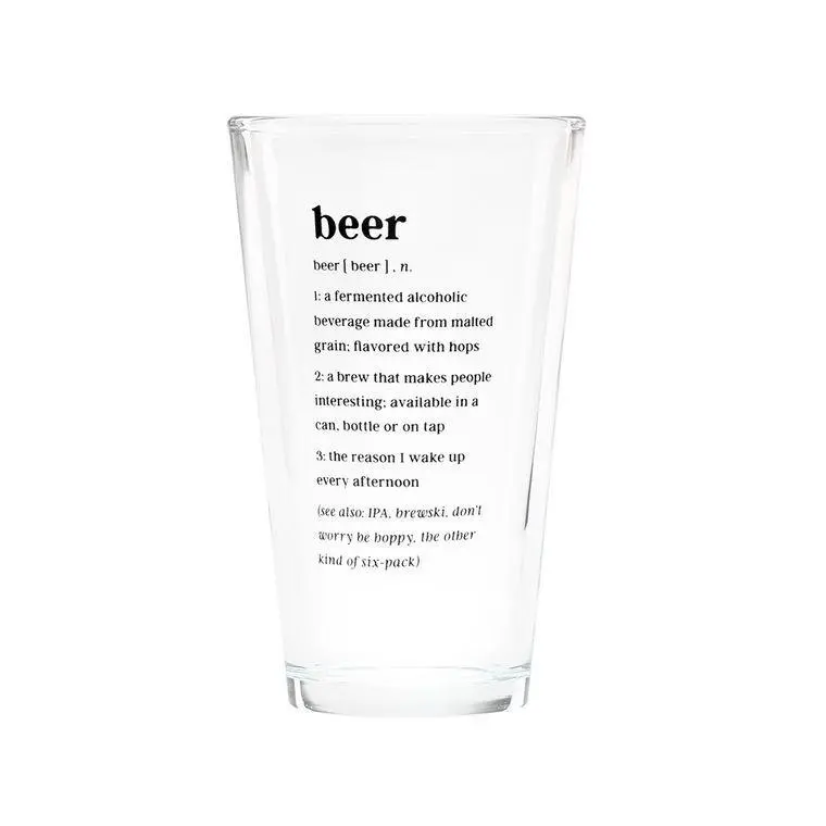 Beer Pint Glass