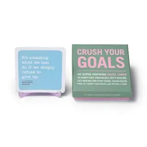 40ct Crush Your Goals Inner Truth Deck Inspiring Cards and Affirmation Card Deck
